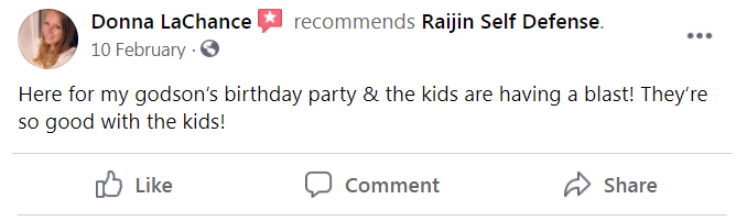 Birthday Party, Raijin Self Defense Bay Shore NY
